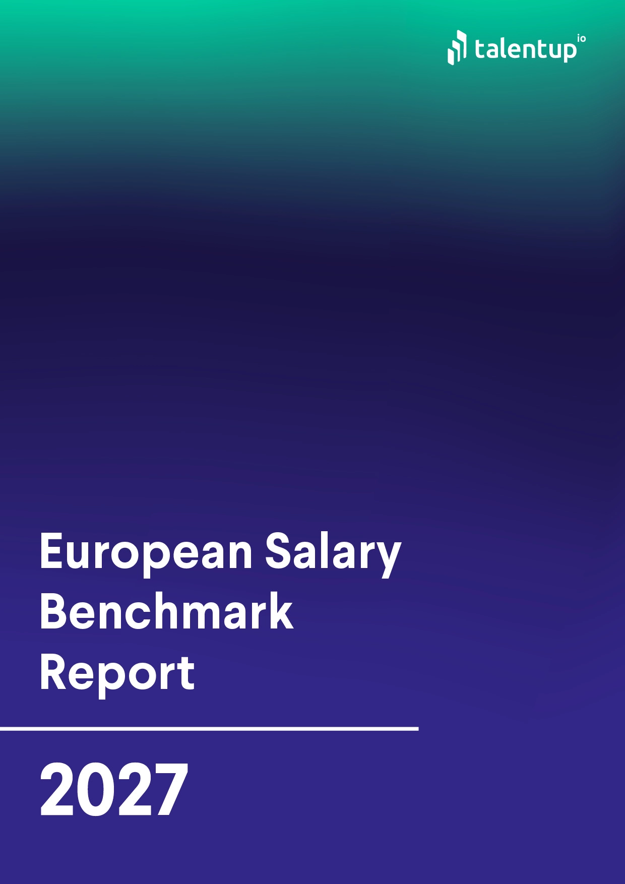 Couverture du rapport de benchmark salarial de TalentUp