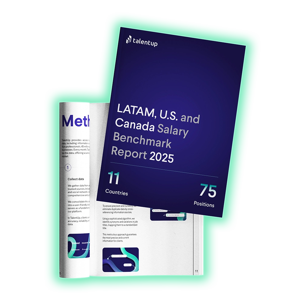 LATAM, U.S. and Canada Report Mockup with download it for free overlay